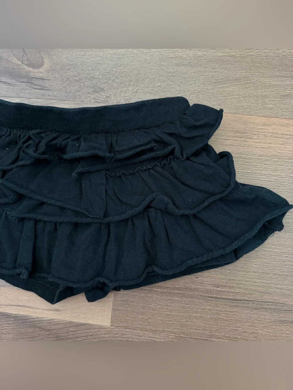 Circo '12 Toddler Black Tiered Ruffle Skort Size 3T